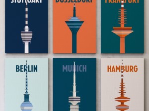 city print collection set-02 3D Model