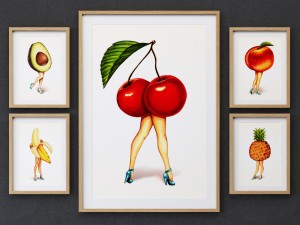 juniqe fruit stand set-01 3D Model