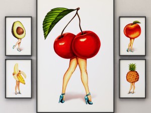 juniqe fruit stand set-01 3D Model