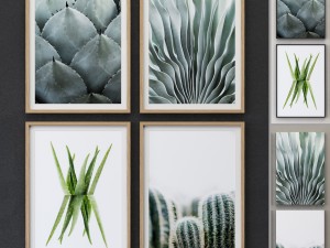 juniqe cactus framed 3D Model