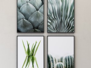 juniqe cactus framed 3D 모델
