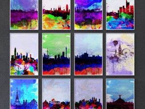 city print collection set-05 3D 모델