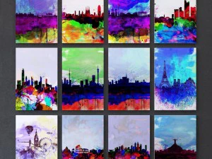 city print collection set-05 3D Model
