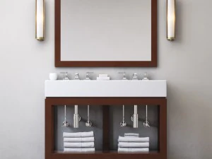 hutton double console washstand 3D Model