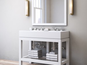 hutton double console washstand 3D Model