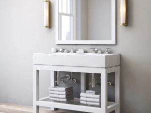 hutton double console washstand 3D Model