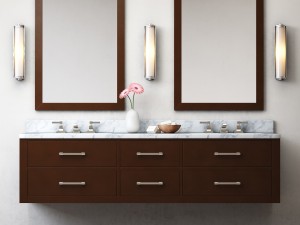 hutton double floating vanity 3D Model