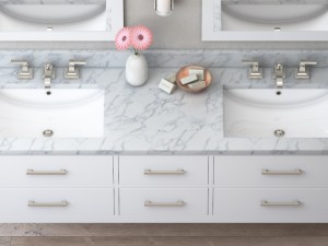 hutton double floating vanity 3D Model