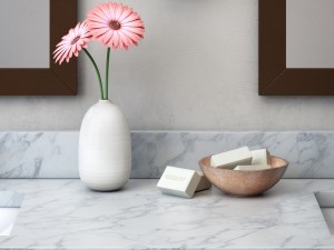 hutton double floating vanity 3D Model