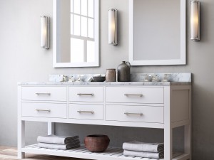 rh hutton double washstand 3D 모델