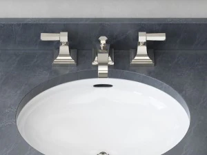 rh hutton powder room vanity 3D Model