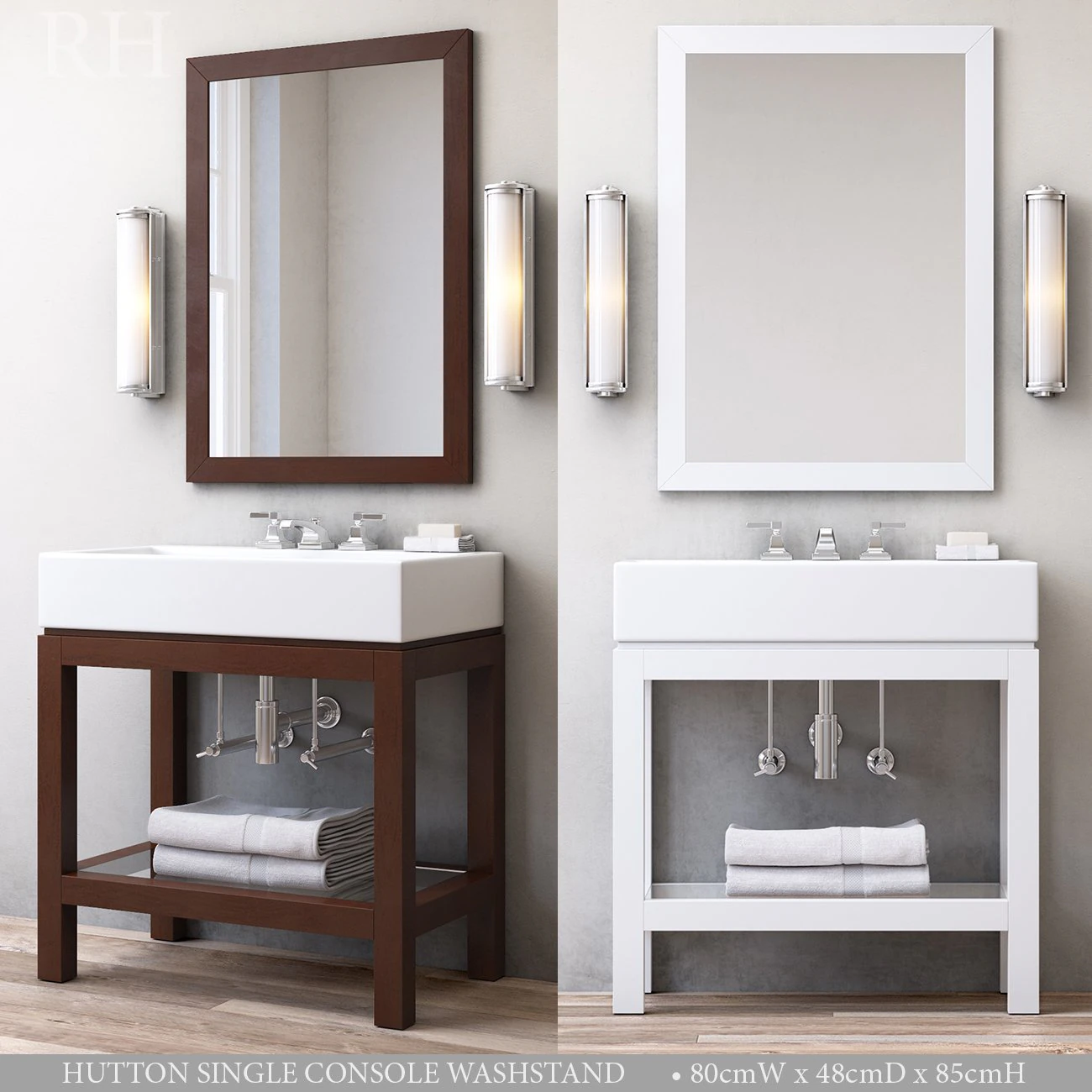 rh hutton single console washstand 3D Model .c4d .max .obj .3ds .fbx .stl .blend 