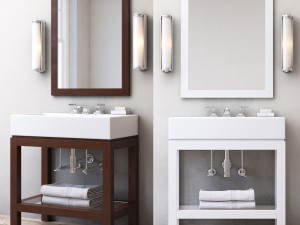 rh hutton single console washstand 3D 모델