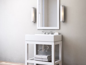 rh hutton single console washstand Modèle 3D