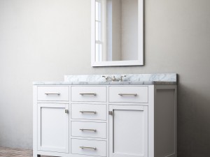 hutton single extra-wide vanity Modelo 3D