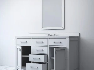 hutton single extra-wide vanity 3D Model