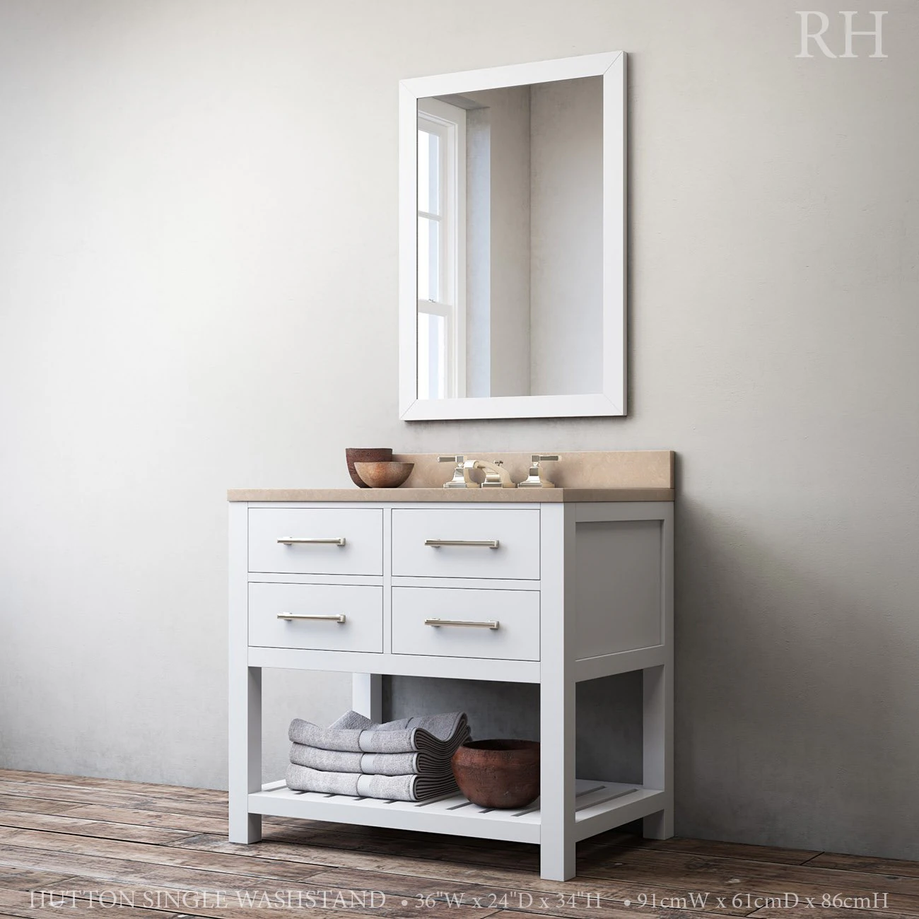 hutton single washstand 3D Model .c4d .max .obj .3ds .fbx .stl .blend
