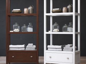 hutton tall etagere 3D Model