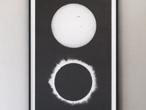 rh 1890 solar eclipse chromolithograph Model 3D