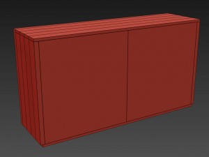 rh reclaimed russian oak 6-drawer dresser Modello 3D
