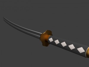 japanese sword 3D Модель