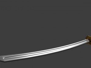 japanese sword Modelo 3D