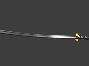 japanese sword 3D Model