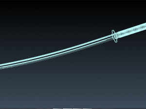 japanese sword Modelo 3D