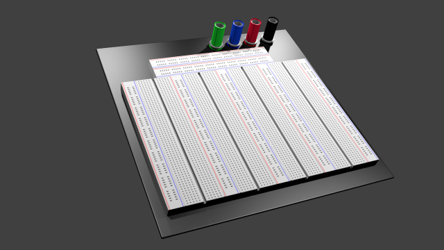 animated protoboard Modèle 3D .c4d .max .obj .3ds .fbx .stl .blend 