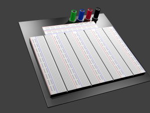 animated protoboard 3Dモデル