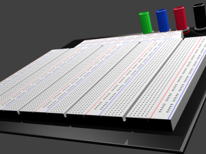 animated protoboard Modèle 3D