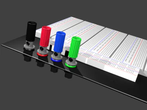 protoboard anim&eacute; Modèle 3D