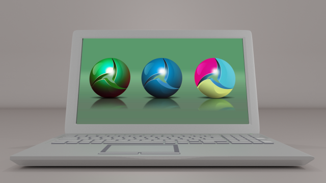 laptop computer 3D Model .c4d .max .obj .3ds .fbx .stl .blend 