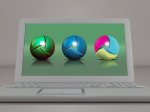 लैपटॉप कंप्यूटर 3D मॉडल