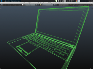 laptop computer 3D Model