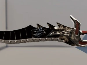 espada - matador de drag&otilde;es com arquivo upk Modelo 3D