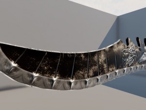 sword - dragon slayer with upk file 3D Модель