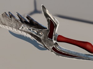 sword - dragon slayer with upk file 3D Модель