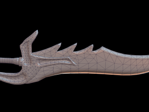 sword - dragon slayer with upk file 3D Модель