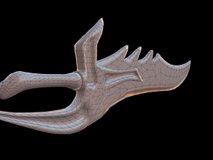 sword - dragon slayer with upk file 3D Модель