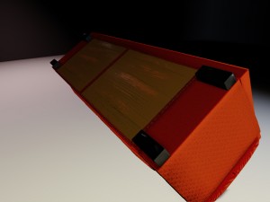 sofa with upk file for udk3 Model 3D