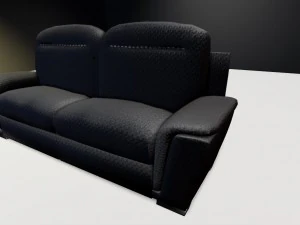 sofa with upk file for udk3 3D Model