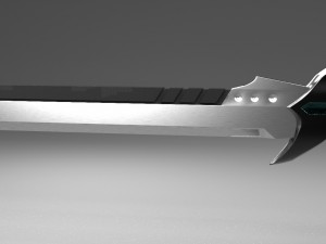 fusion sword Model 3D