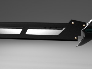 fusion sword Model 3D