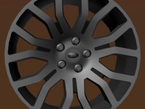 land rover rim 3D Model