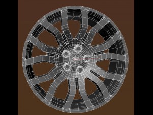 land rover rim 3D Model