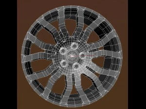 land rover rim 3D Model