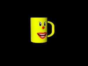 smiling cup Model 3D