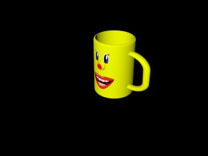 smiling cup 3D 모델