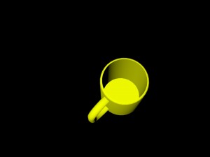 smiling cup 3D 모델